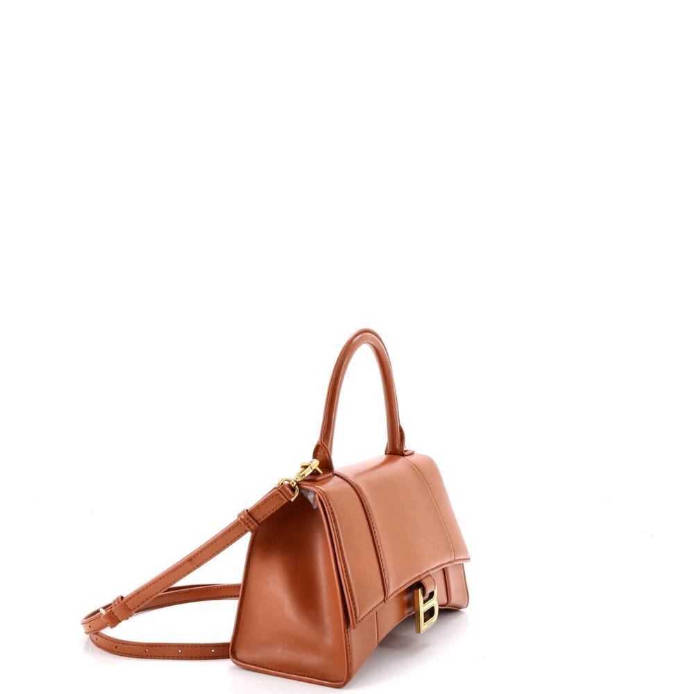 Balenciaga Small Hourglass Top Handle Bag Leather - Picture 2 of 6